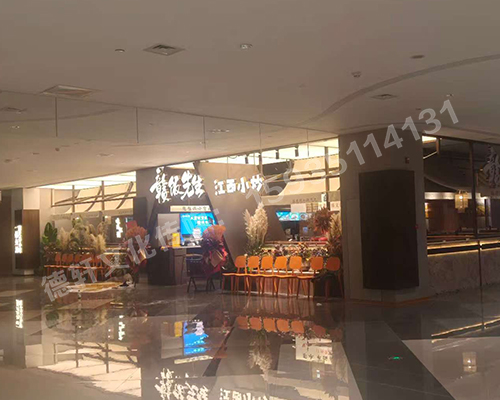 雙塔匯江西小炒門(mén)頭+燈箱+發(fā)光字+軟裝